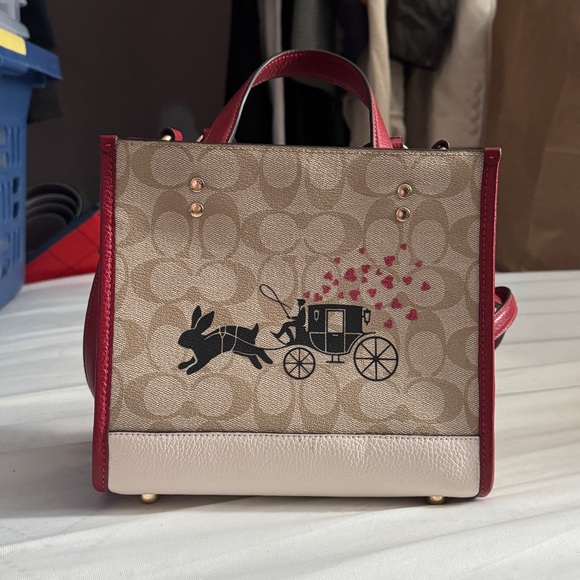 Coach Handbags - Coach Lunar New Year Dempsey Carryall Bag Rabbit and Carriage